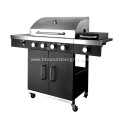 Outdoor Backyard BBQ Grill With Side Burner